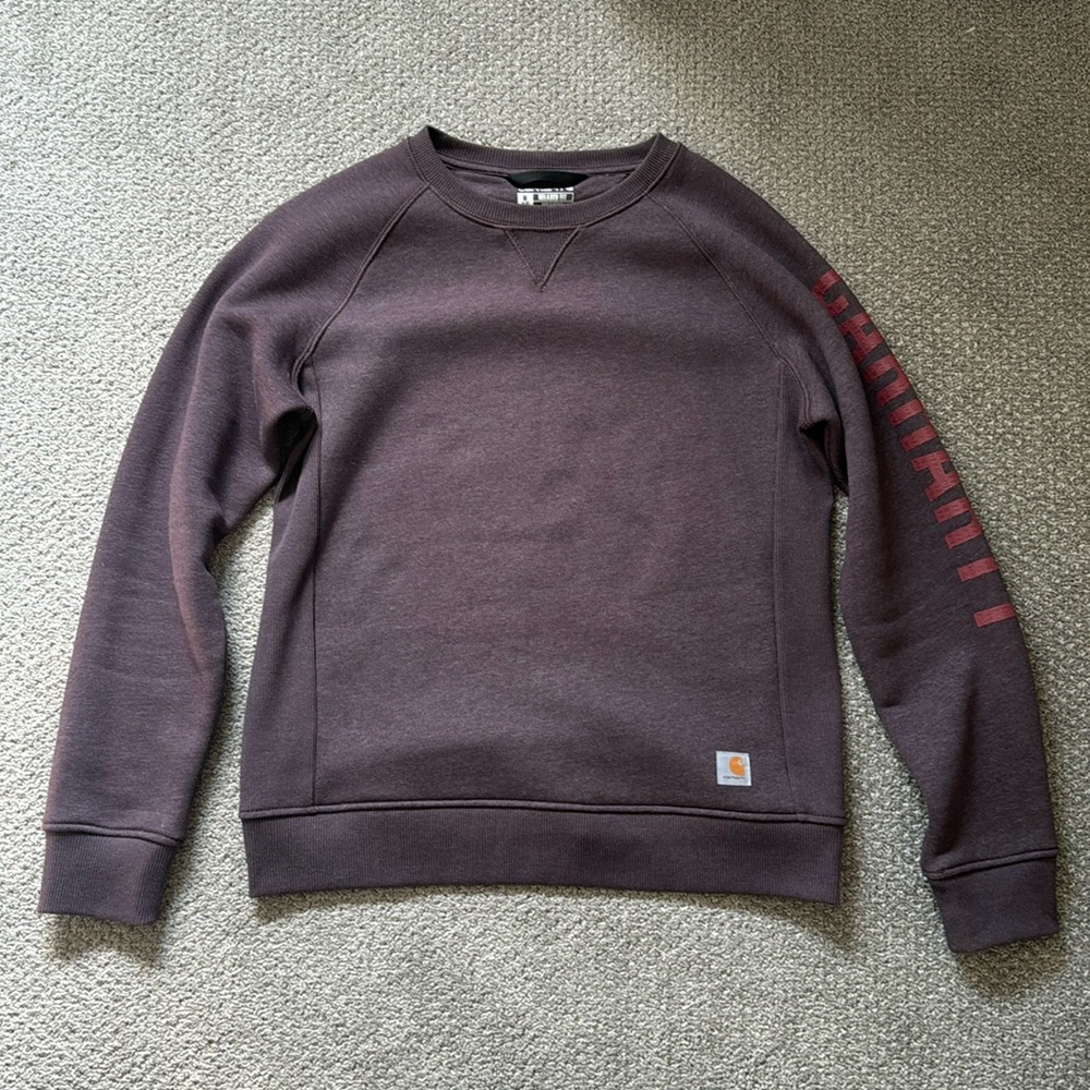 Purple Carhartt sweatshirt/crewneck